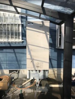 野洲市N様邸　エコキュート施工後2